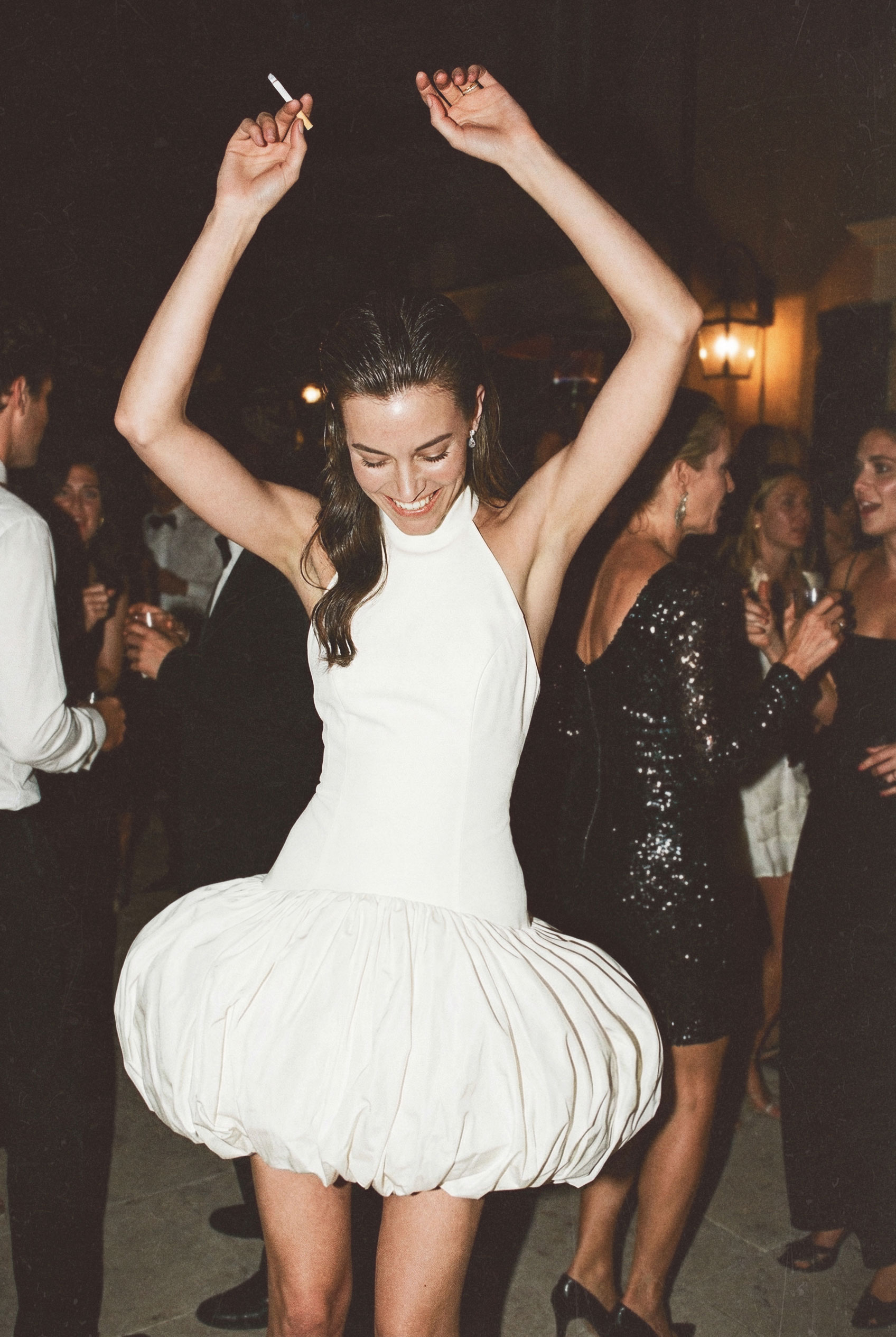 High-impact lifestyle imagery for WOMANZE 'After' collection by Eira Studio, using Artisanal Intelligence to create a trashy-chic aesthetic and analog film vibes.