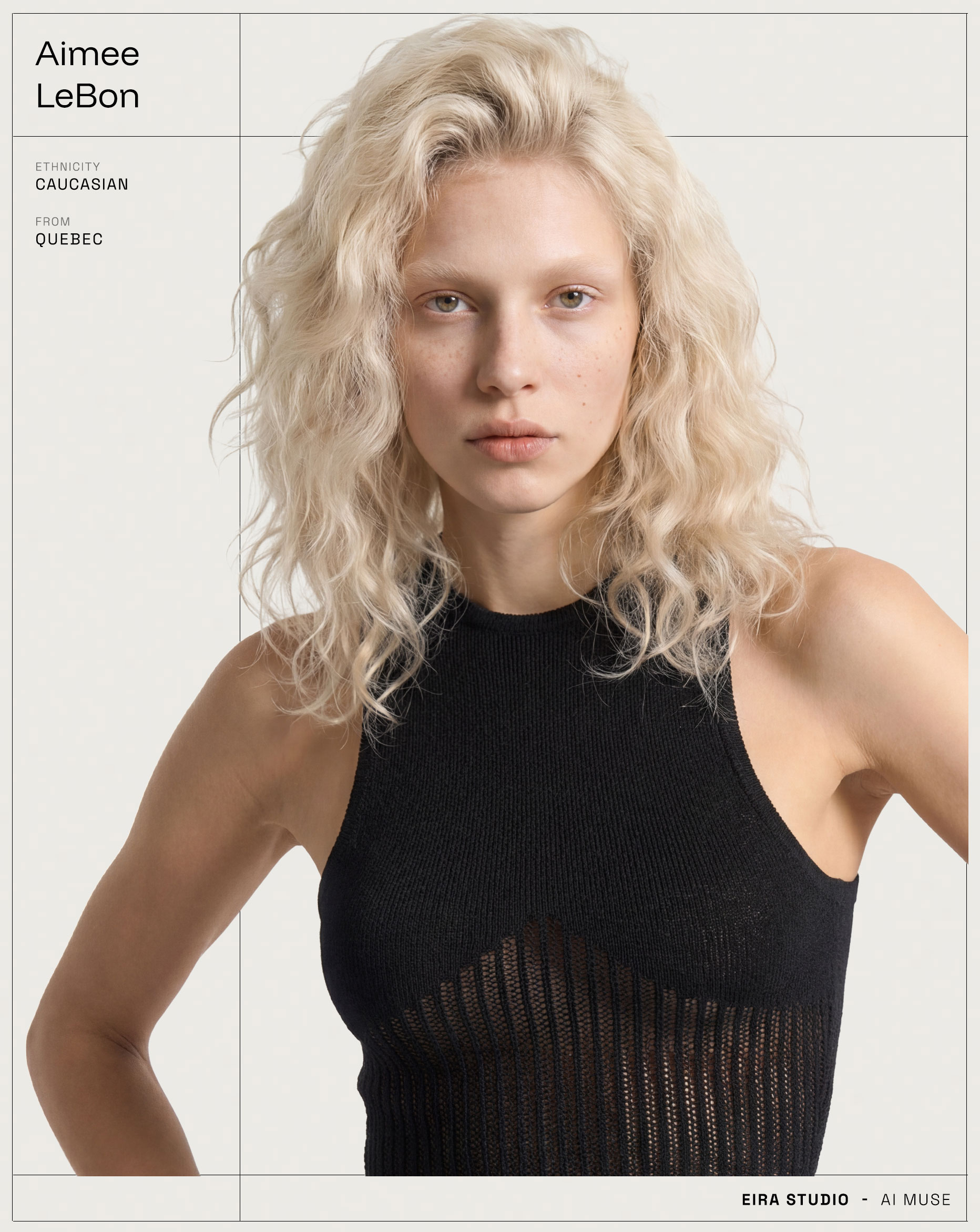 Eira Studio AI aigency barcelona ai model aimee lebon