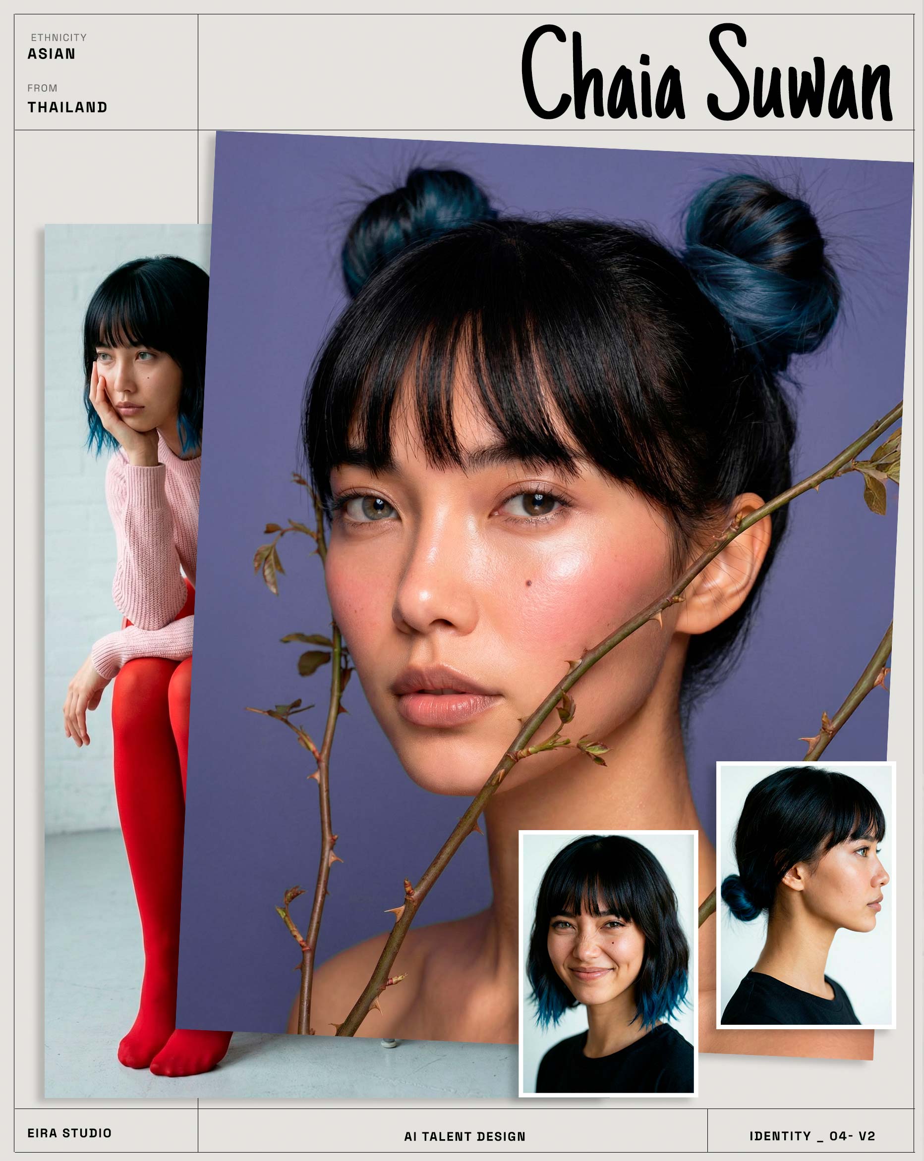 Eira Studio AI aigency barcelona ai model Chaia Suwan